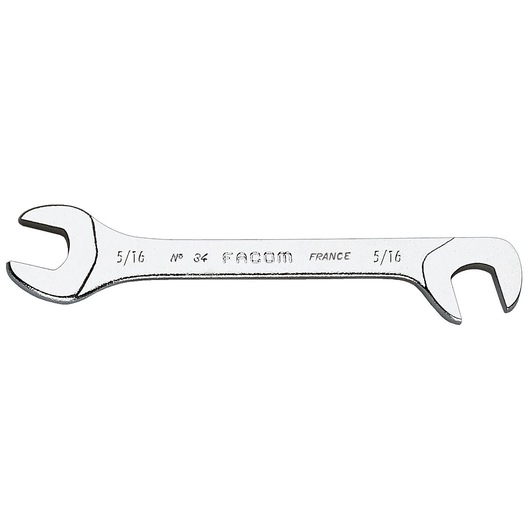 Midget double open-end wrench, 11/16"