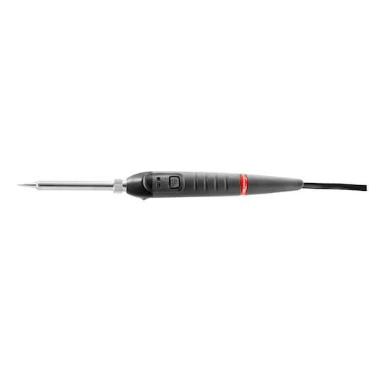 Facom 1116CBW soldering iron with black handle, side view on white background.