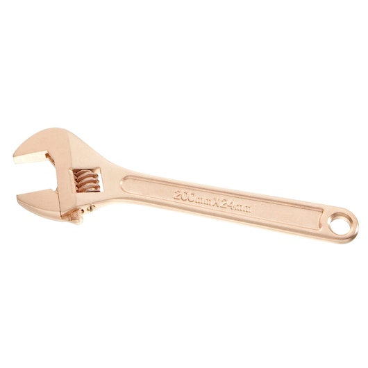 Non sparking adjustable wrench 30 mm
