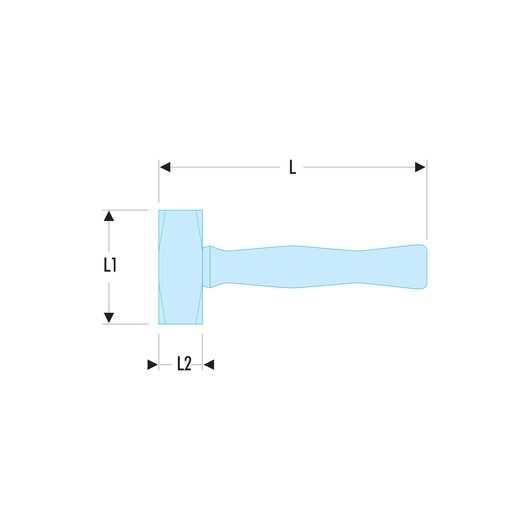 1.3 kg Bevel-Edge Club Hammer