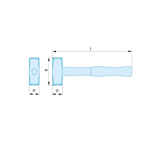 1800g Club Hammer, Non Sparking Tools