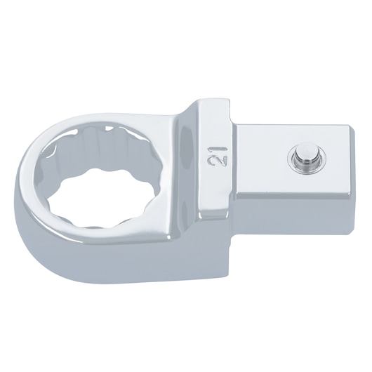 Facom chrome socket head adapter, size 21, SKU 13_21, photography on white background.