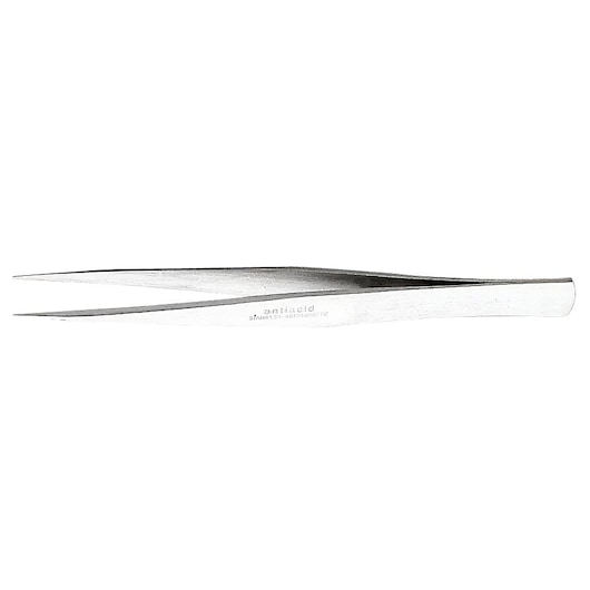 Tweezers anti magnetic stainless steel straight nose