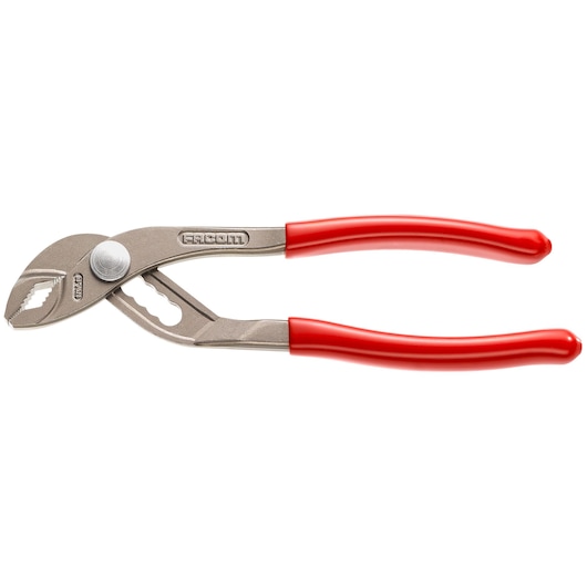 Facom adjustable water pump pliers with red handles, SKU 170A_18, studio side angle
