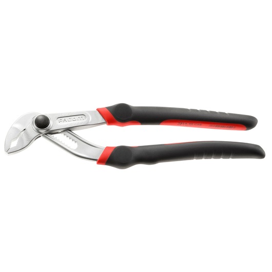 Facom adjustable pliers with black and red handles, photography, side view, 181A_25CPE.