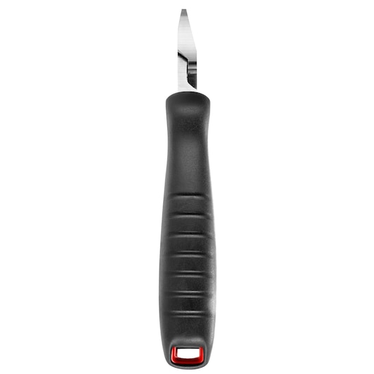 Facom 192A_18CPE precision knife with a black ergonomic handle and sharp angled blade, front view on white background.