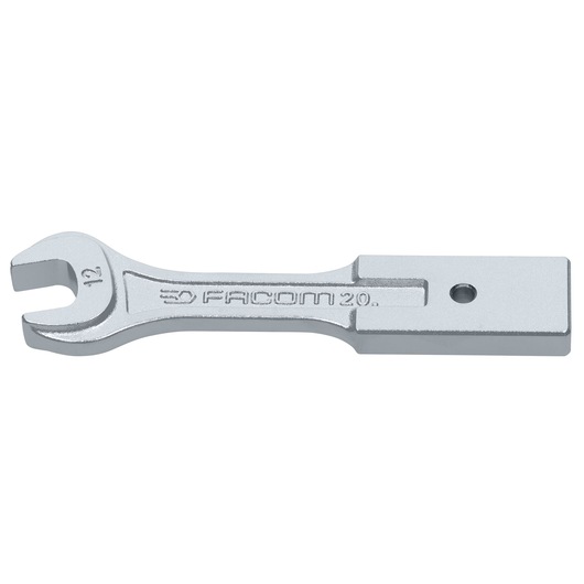 Open End Fork Bit, Attachment 20 x 7 mm, Opening 12 mm
