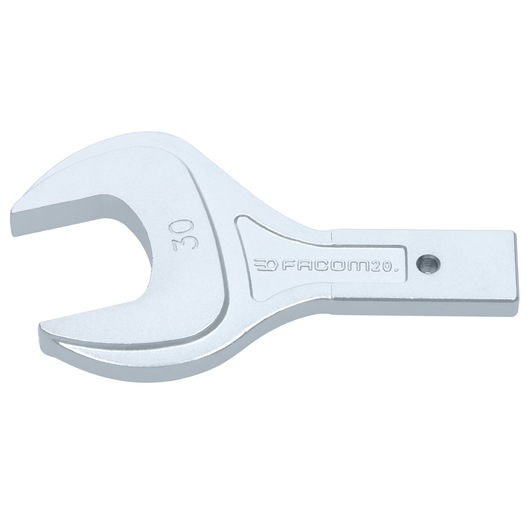 Open End Fork Bit, Attachment 20 x 7 mm, Opening 30 mm