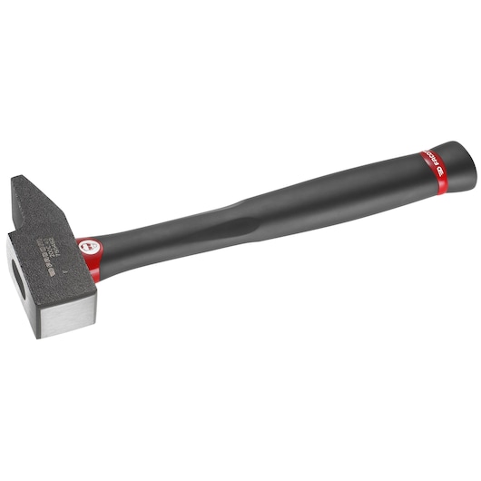 Graphite handle riveting engineer hammer, 28 mm