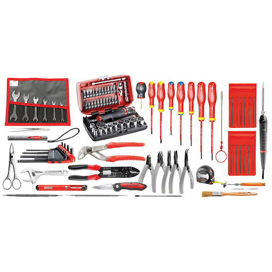 Electricians tool set, 94 pieces
