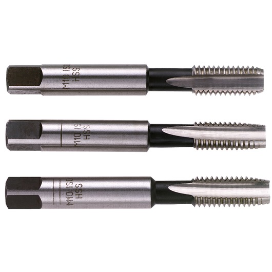 Standard Tap Set (Taper, Second and Bottoming), M10 x 1.5 mm