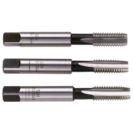 Standard taps, set of 3 taps (taper, second and bottoming), M14 x 2.0 mm