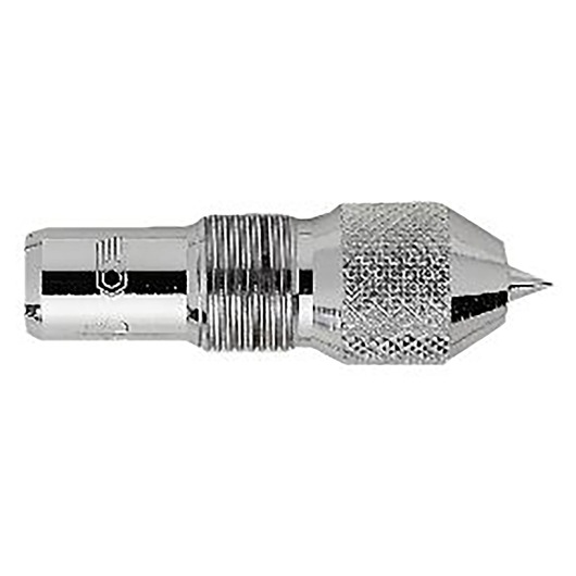 Facom 245AP1 metallic scriber tool side view with knurled grip and pointed tip on white background