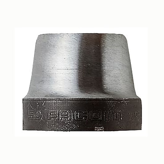 Facom 245A_T18 socket, silver metal finish, frontal view on white background.