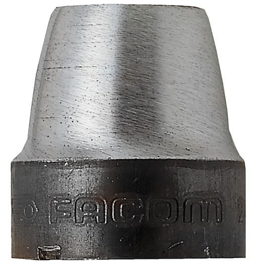 Facom 245AT22 metal socket, close-up front angle on white background, engraved branding visible.