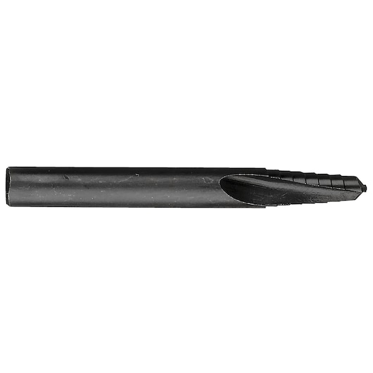 Facom 285_F1 black screw extractor tool, side view on white background.