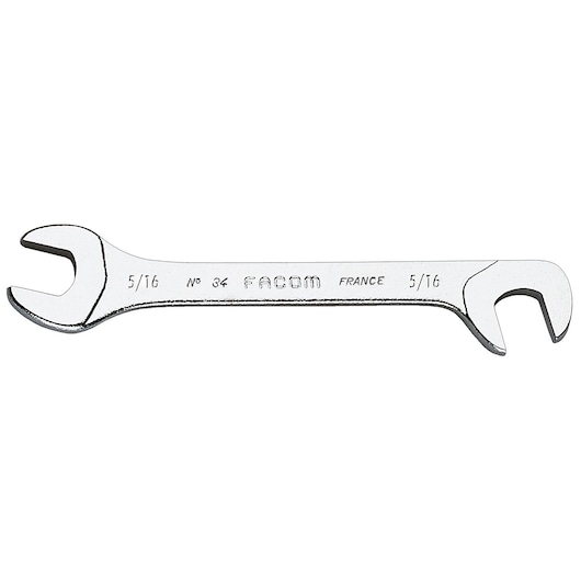 Midget double open-end wrench, 1/2"