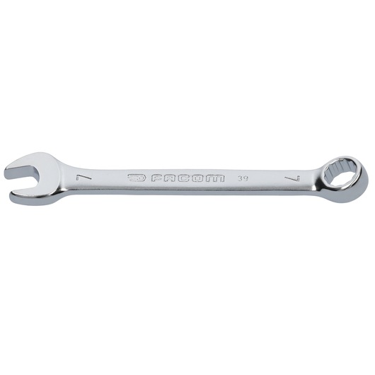 Short combination wrench, 7 mm