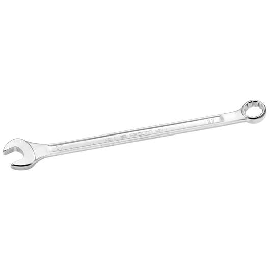 Facom 40_36LA combination wrench, silver finish, side angle, open and box ends, photographic image.