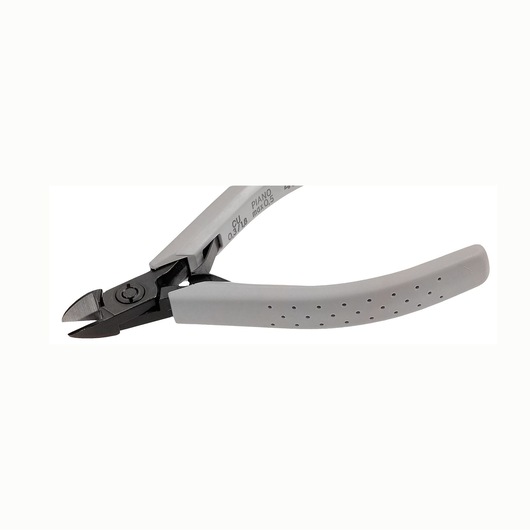Facom wire cutter with grey ergonomic handle, side view, SKU 405_10RMT.