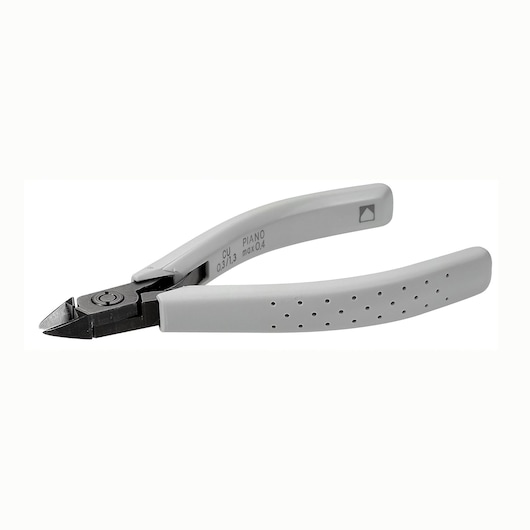 Facom 407_MT diagonal cutter with grey ergonomic handles, studio photo, hand tool category.