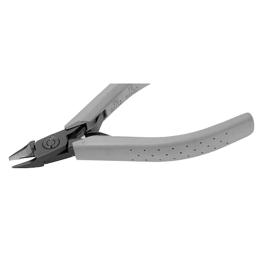 Facom side view photography of 426_MT precision diagonal cutting pliers with grey ergonomic handles.