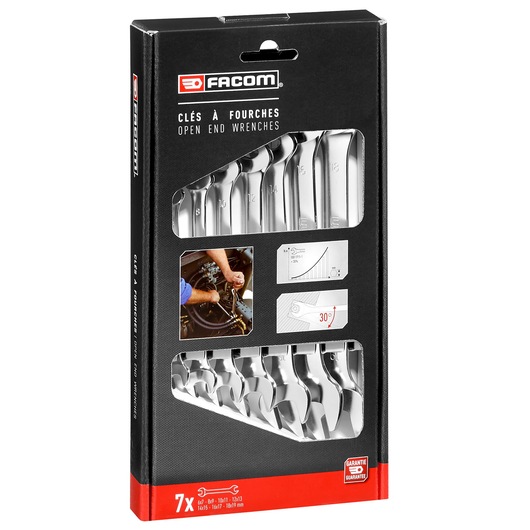 Double Open-End Wrench Set (7 pc.)
