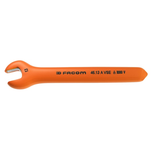 1,000 V insulated open end wrench, 18 mm