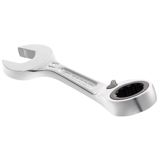 Rapid reversible ratchet wrench, 10 mm