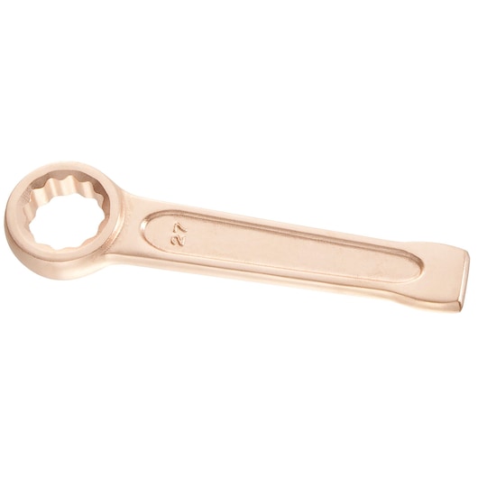 Facom 5024SR bronze combination box wrench, photography, side angle on white background.