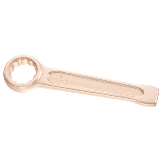 Facom 50_2P5_8SR box-end wrench, bronze finish, photography, top angle, white background.