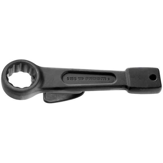 Facom 51BS36 black box wrench with twelve-point ring, left side view on white background.
