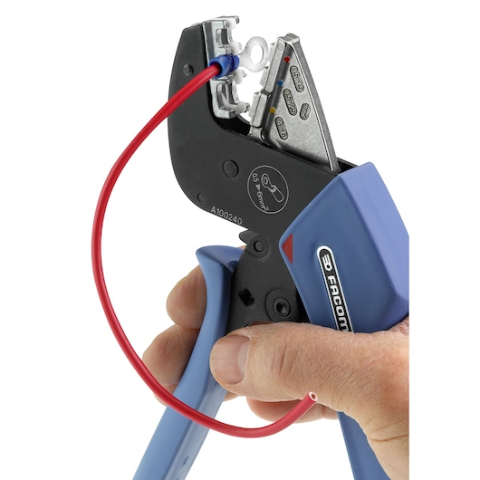SERKAN® Ratchet Crimping Pliers for Insulated Terminals With Locator