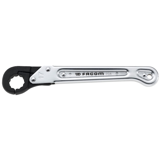 Straight flare-nut wrench, 17 mm