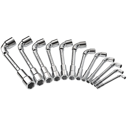 7 - 24 mm Angle Socket Wrench Set, 6 x 6-point (12 pc.)