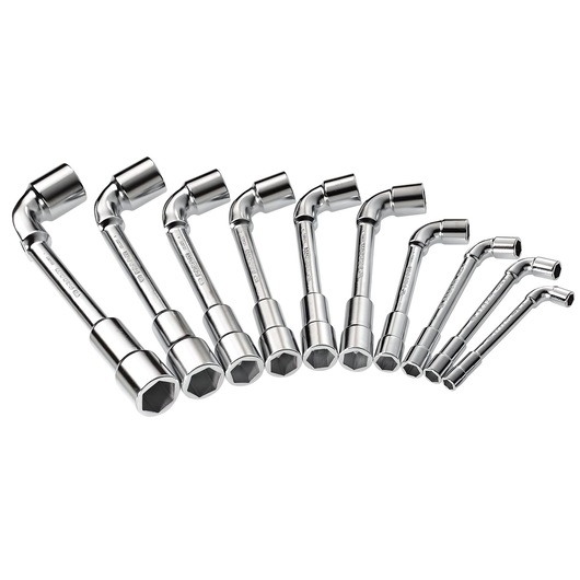 5/16 in. to 7/8 in. Angle Socket Wrench, 6 x 6-point Set (10 pc.)