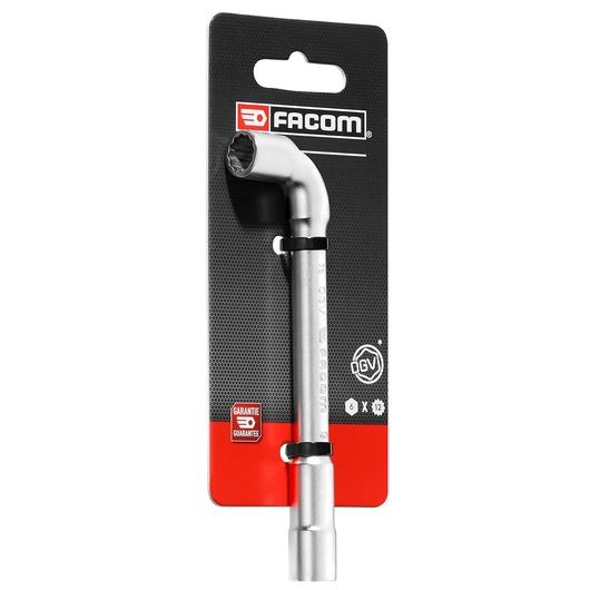 Angled-socket wrench, (6 x 12 point), 9 mm