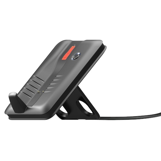 Facom 779.CL5PB black and red electronic device on stand with cable, side view, white background.
