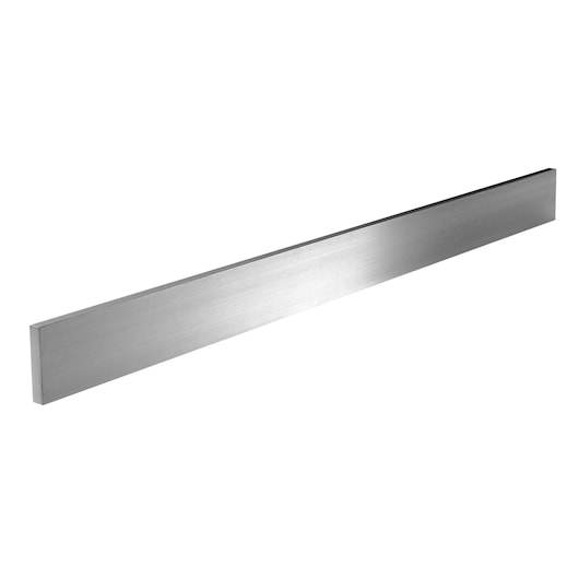 Facom 809IN500 stainless steel straight edge tool, side angle on white background.