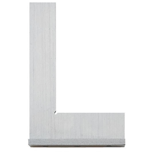 Photo of Facom 819B_15 steel engineer's square front angle on white background.