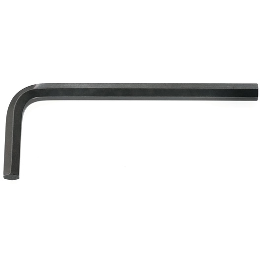 Facom 82H_12 hex key, long arm, black finish, shown on white background, side view.