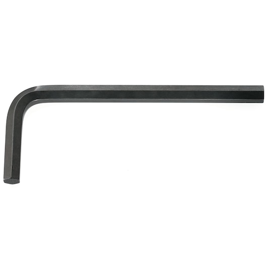 Facom 82H_6 black hex key L-wrench, side view on white background.