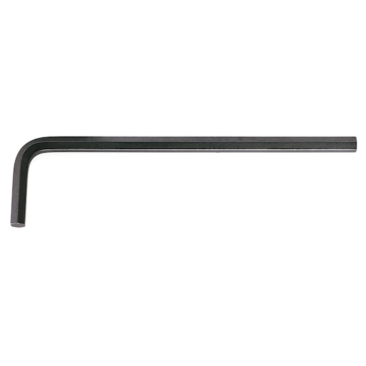 Facom 83H_18 black hex key L-wrench, long arm, front angle on white background.