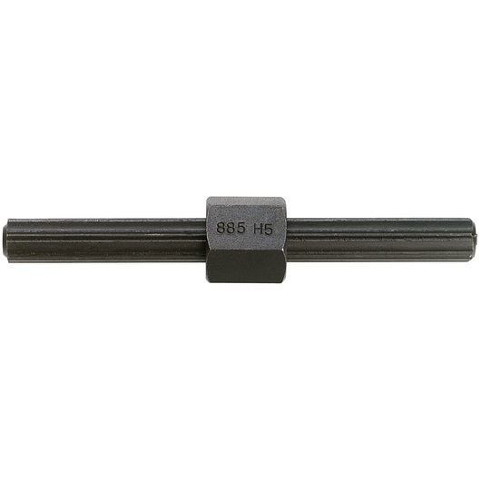 Facom 885.EH4 tap wrench, black metal, front angle on white background.