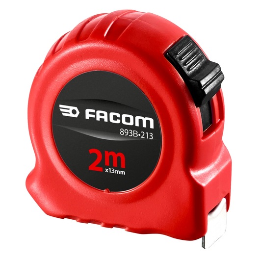 2m x 13mm Metric Short Tape, RED Series