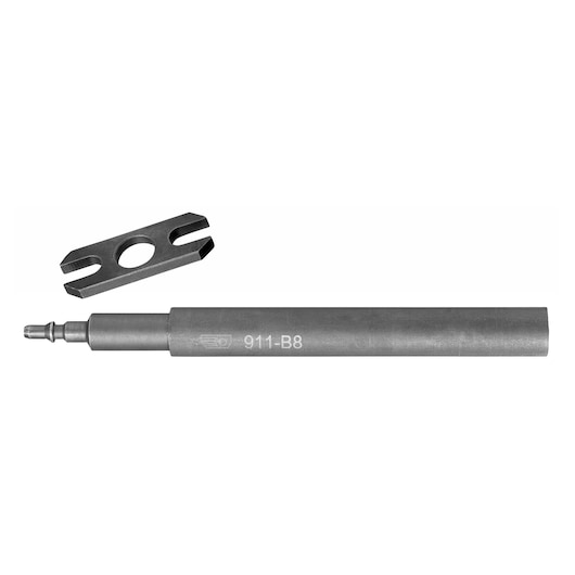 Facom 911-B8 steel extracting tool with attachment, photography, front angle