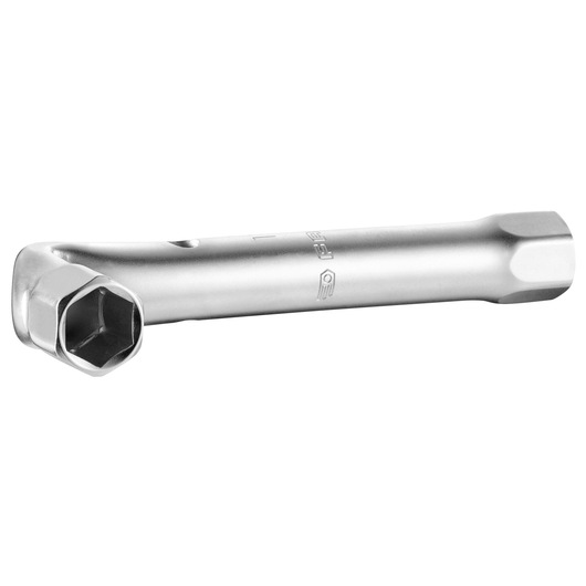 Facom 92A_5_5 hex socket wrench, silver metal, side angle on white background.