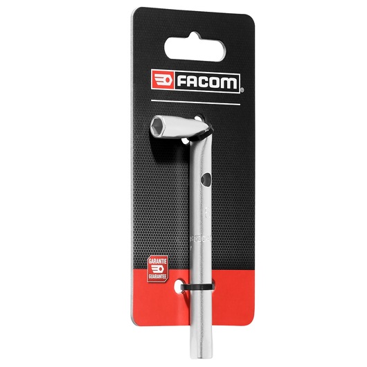 Facom 92A_6PB L-shaped hex socket wrench on retail card, photo front angle.