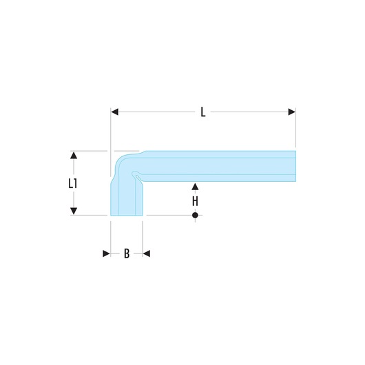 Angled-box wrench, 18 mm