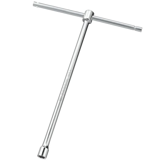 Facom 98B_8 T-handle socket wrench in silver, shown on white background, photography category.